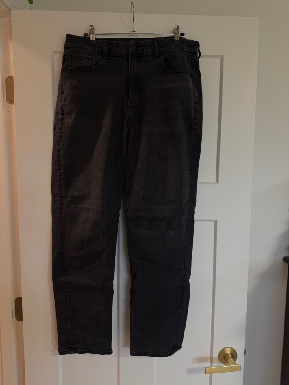 American Eagle Black Curvy Mom Jeans Size 10 Regular